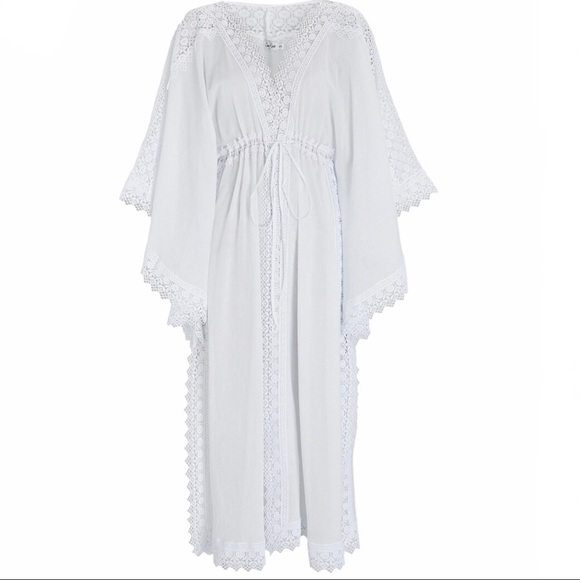Charlotte Ruiz Angela Tie-Front Kaftan Dress - Picture 2 of 11